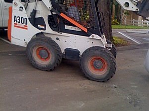 Bobcat in all wheelsteer mode